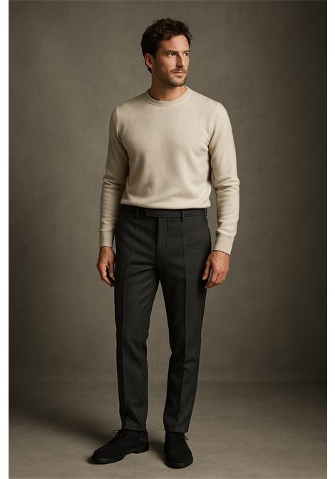 PT Torino Edge Wool Trousers in Forest Green | Mens Elegant & Casual Pants PT TORINO |  | CORFZ1Z00FWDTO030450